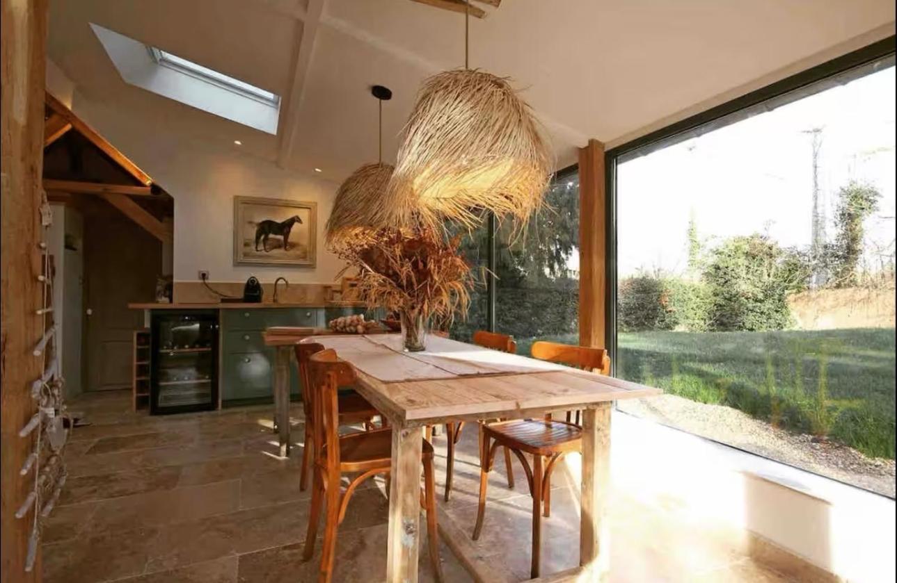 Cottage Normand Avec Sa Grande Piscine Chauffee Toute L Annee Sur Parc Arbore Et Clos En Plein Coeur De La Campagne Adapte Aux Kids Et Dog Friendly Saint-Antonin-de-Sommaire Dış mekan fotoğraf