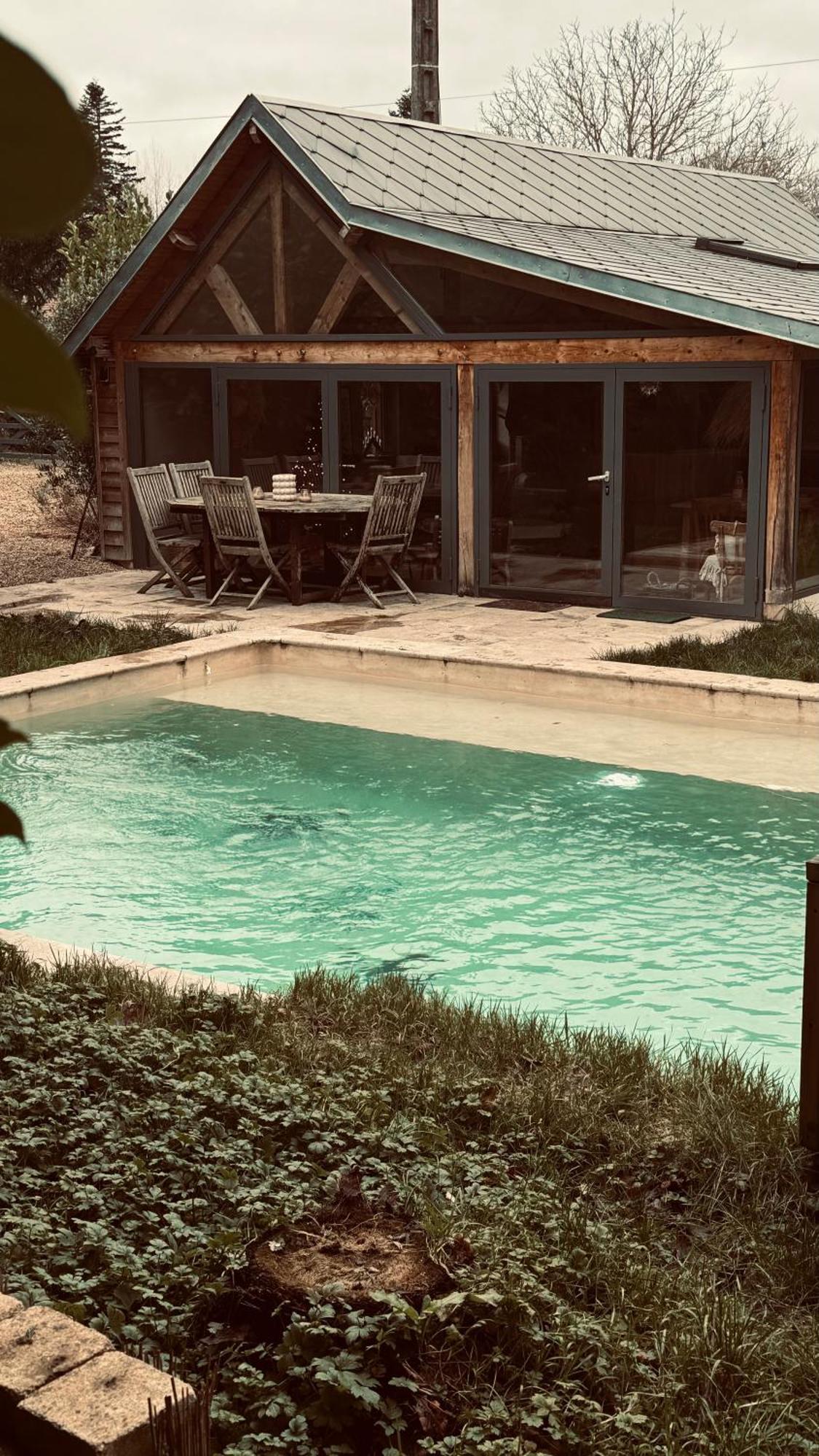 Cottage Normand Avec Sa Grande Piscine Chauffee Toute L Annee Sur Parc Arbore Et Clos En Plein Coeur De La Campagne Adapte Aux Kids Et Dog Friendly Saint-Antonin-de-Sommaire Dış mekan fotoğraf