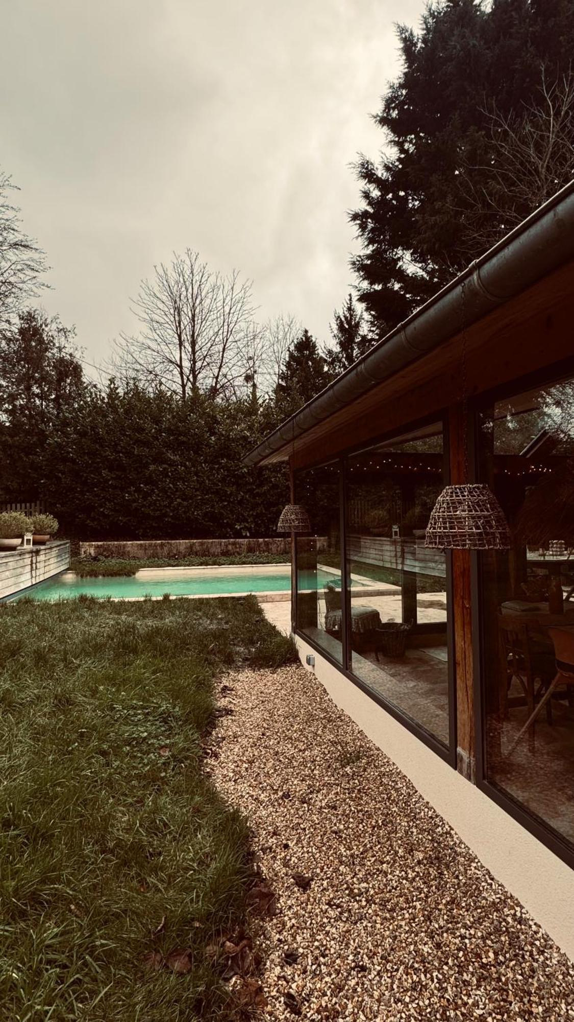 Cottage Normand Avec Sa Grande Piscine Chauffee Toute L Annee Sur Parc Arbore Et Clos En Plein Coeur De La Campagne Adapte Aux Kids Et Dog Friendly Saint-Antonin-de-Sommaire Dış mekan fotoğraf